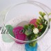 Tripod Support Round Shape Glass Plant Flower Landscape Vase Container   